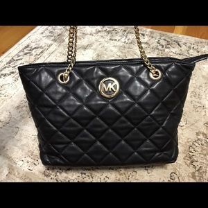 Michael Kors quilted leather tote bag